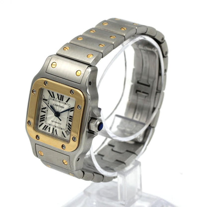 Cartier Santos Galbee SM Stainless Steel Yellow Gold Automatic — view 2