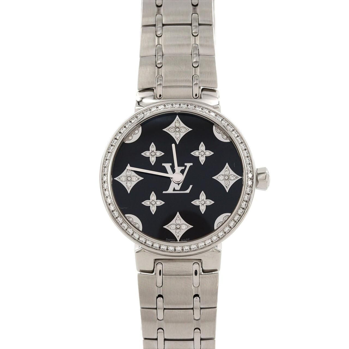 Louis Vuitton Tambour Slim D SS Quartz Watch
