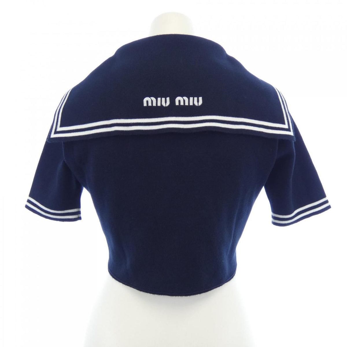 Miu Miu Logo Knit Sweater — view 2