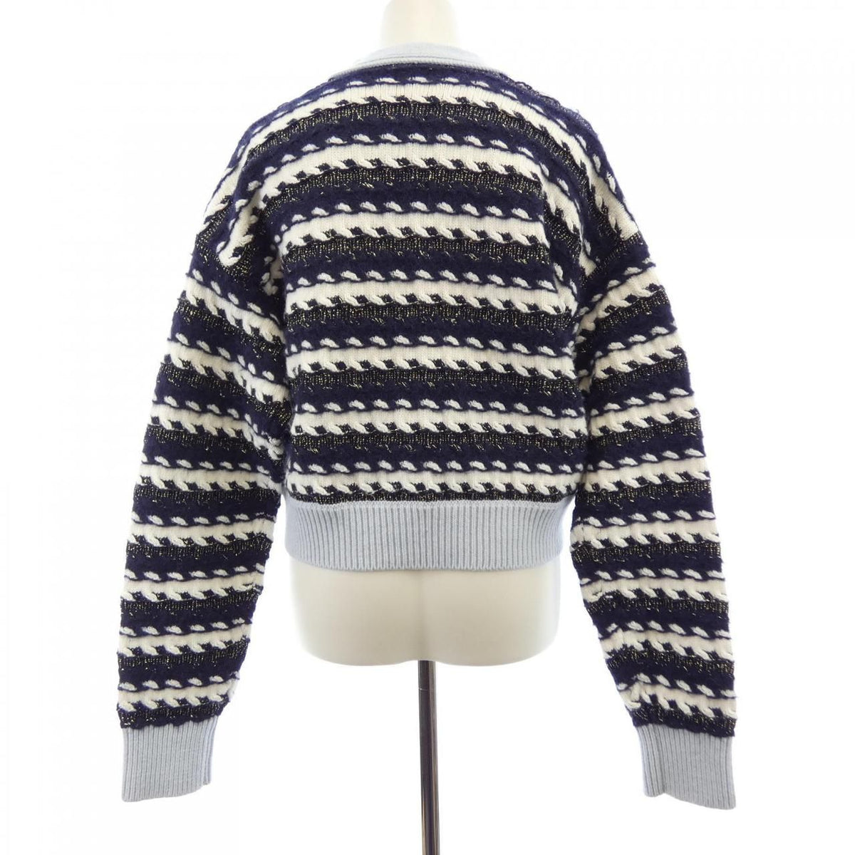 Chanel 22B Cardigan Navy — view 2