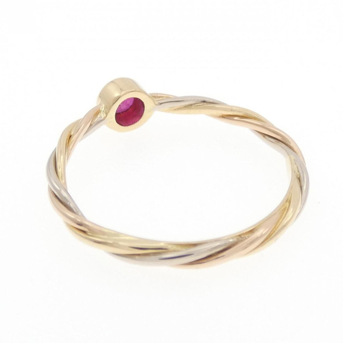 Cartier Vintage Three Gold Twist Ring — view 3