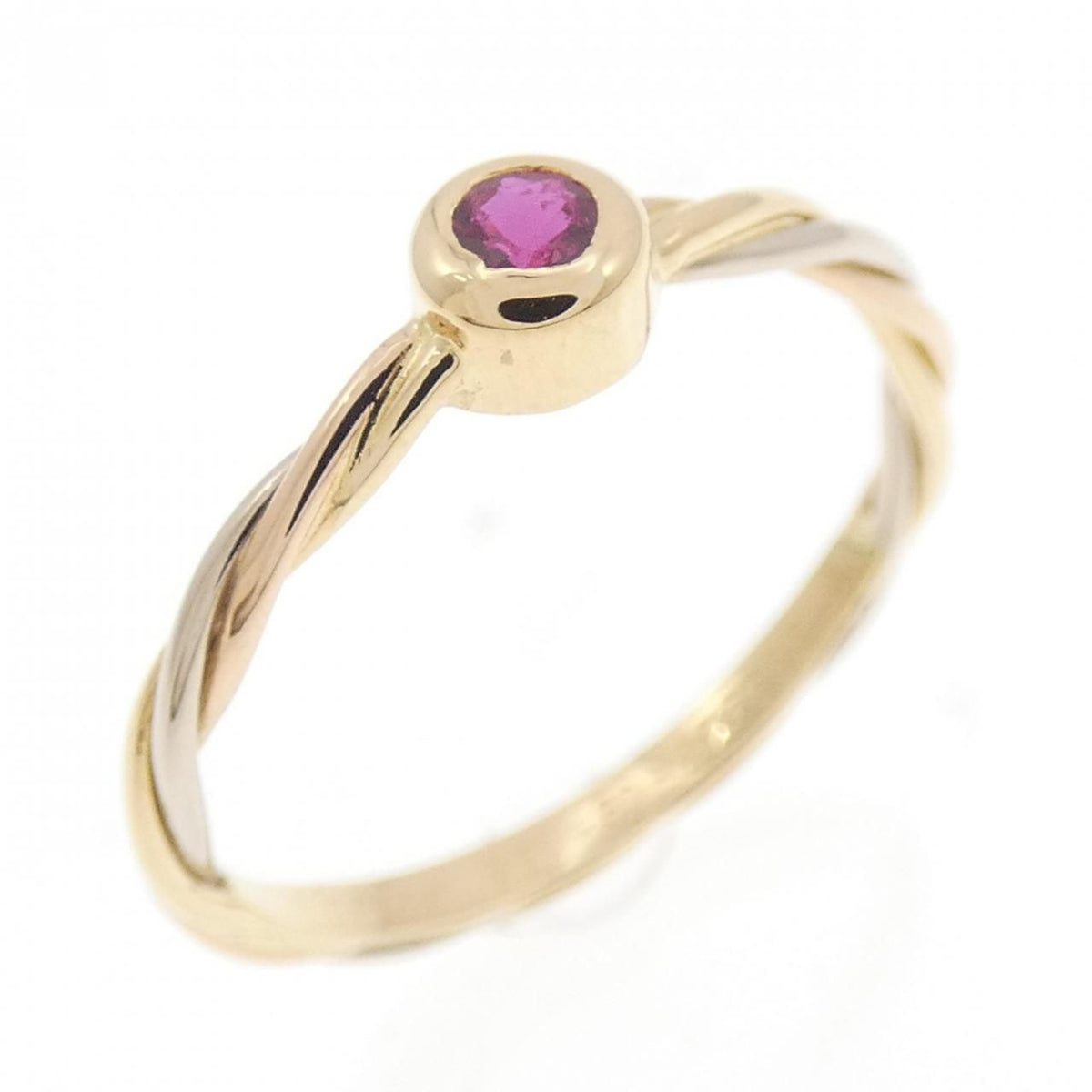 Cartier Vintage Three Gold Twist Ring