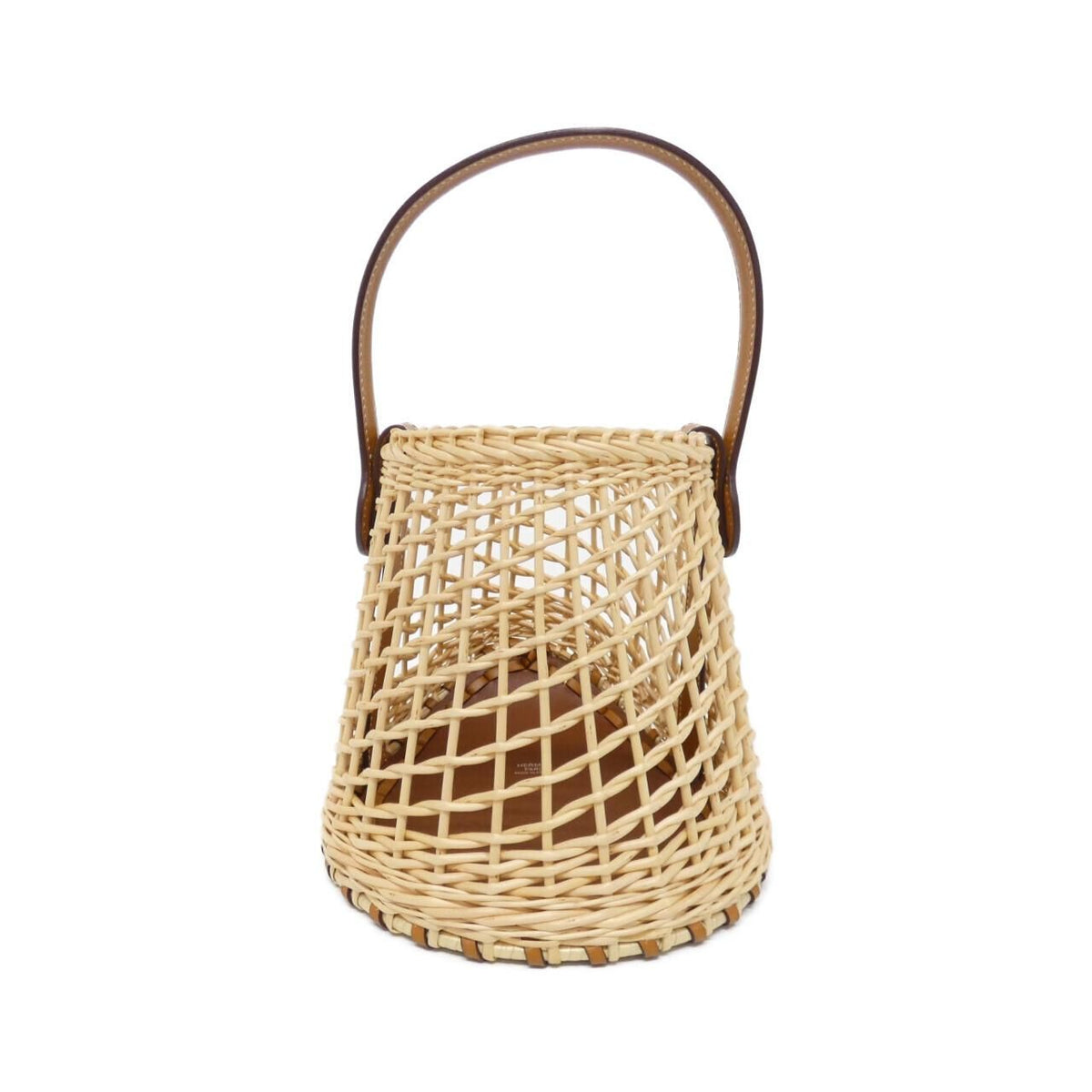 Hermes Clog Bag Handbag Beige