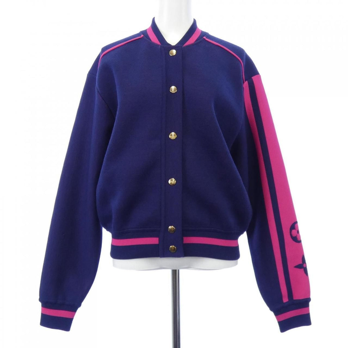 Louis Vuitton Block Knit Bomber Jacket