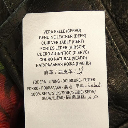 Gucci Leather Jacket Black — view 3