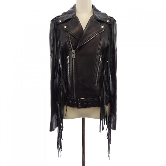 Gucci Leather Jacket Black