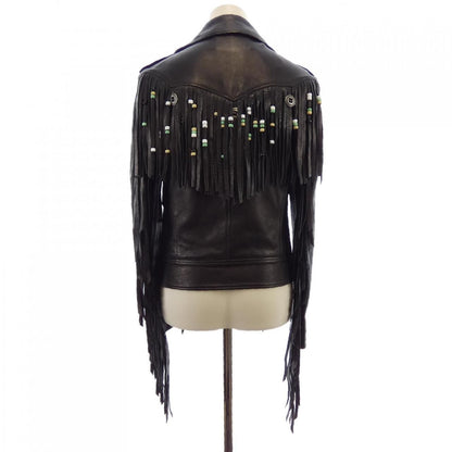 Gucci Leather Jacket Black — view 2
