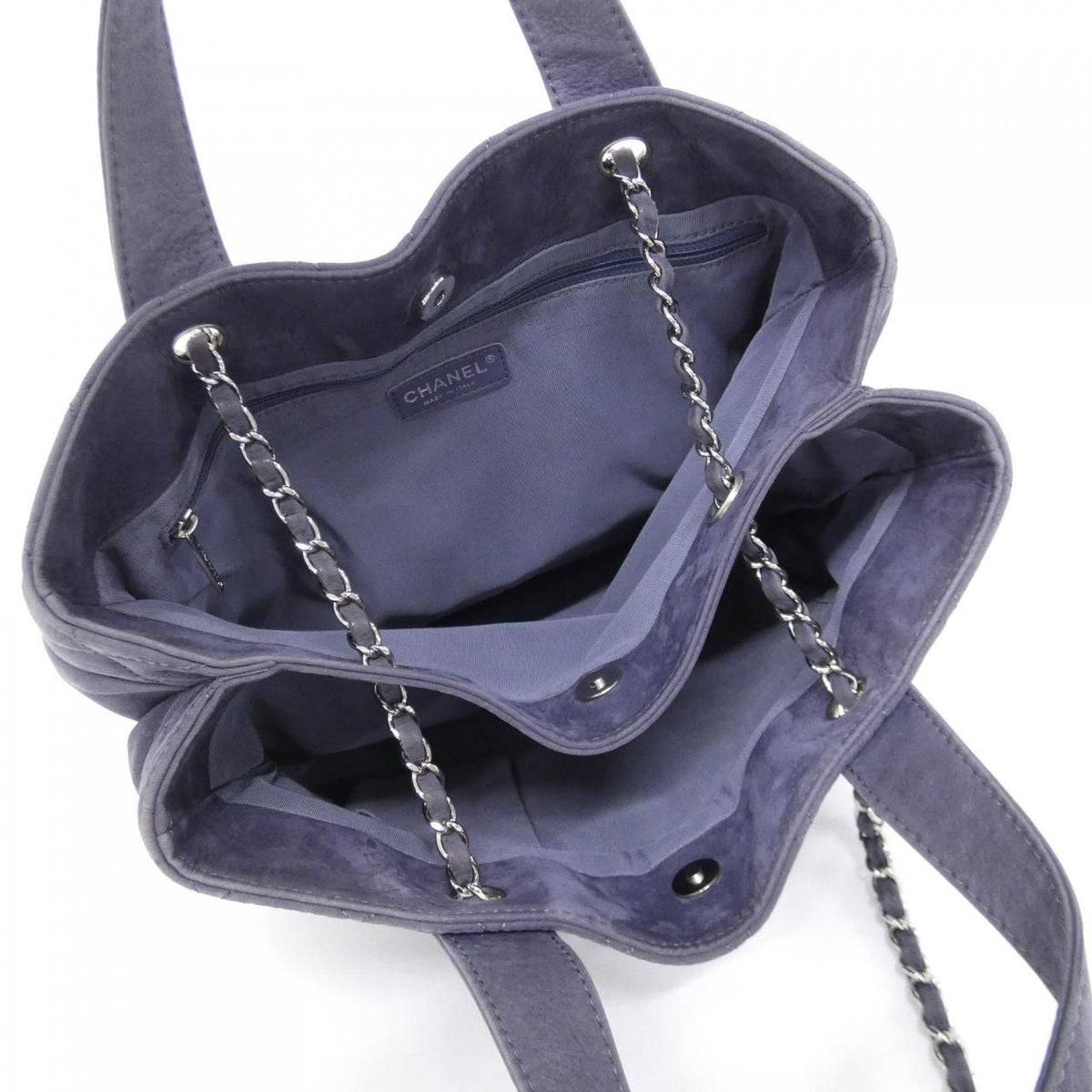Chanel Bag Handbag Purple — view 8