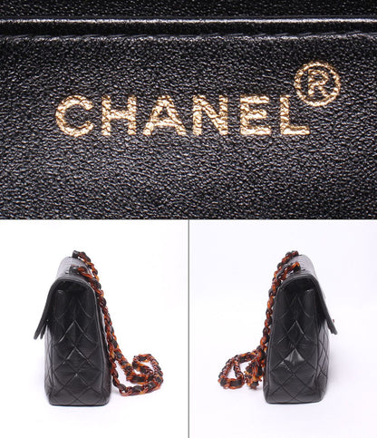 Chanel Chain Shoulder Bag Crossbody Gold Maxi Quilted Single Flap — view 4