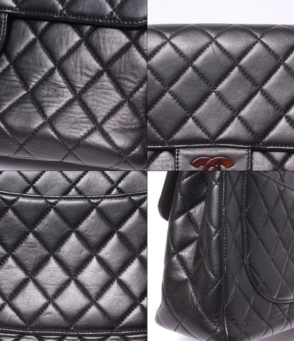 Chanel Chain Shoulder Bag Crossbody Gold Maxi Quilted Single Flap — view 7