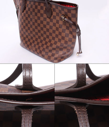Louis Vuitton Tote Shoulder Bag Neverfull MM Damier Ebene — view 7