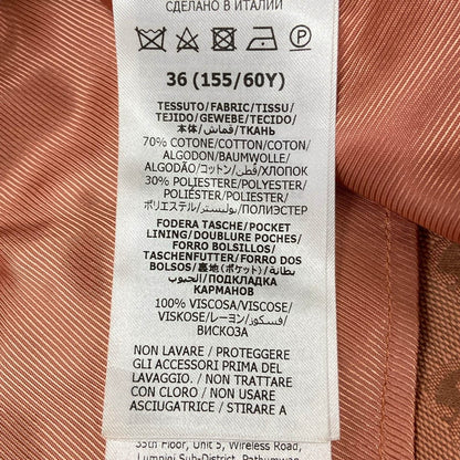 Gucci Pants Pink Wide Cotton 36 — view 4