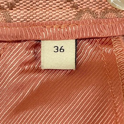 Gucci Pants Pink Wide Cotton 36 — view 5