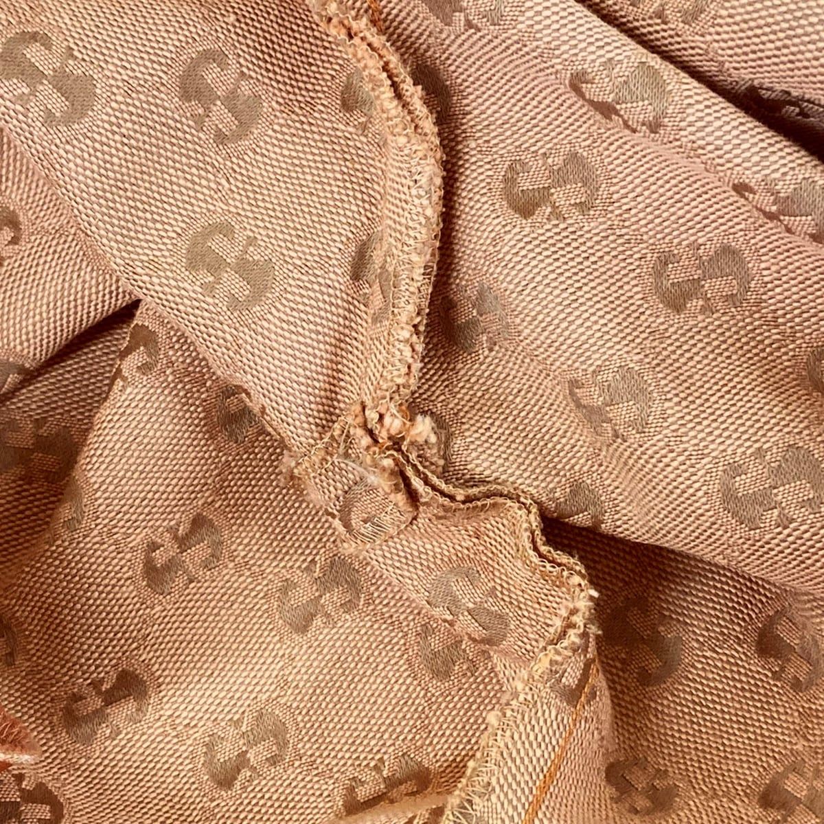 Gucci Pants Pink Wide Cotton 36 — view 8