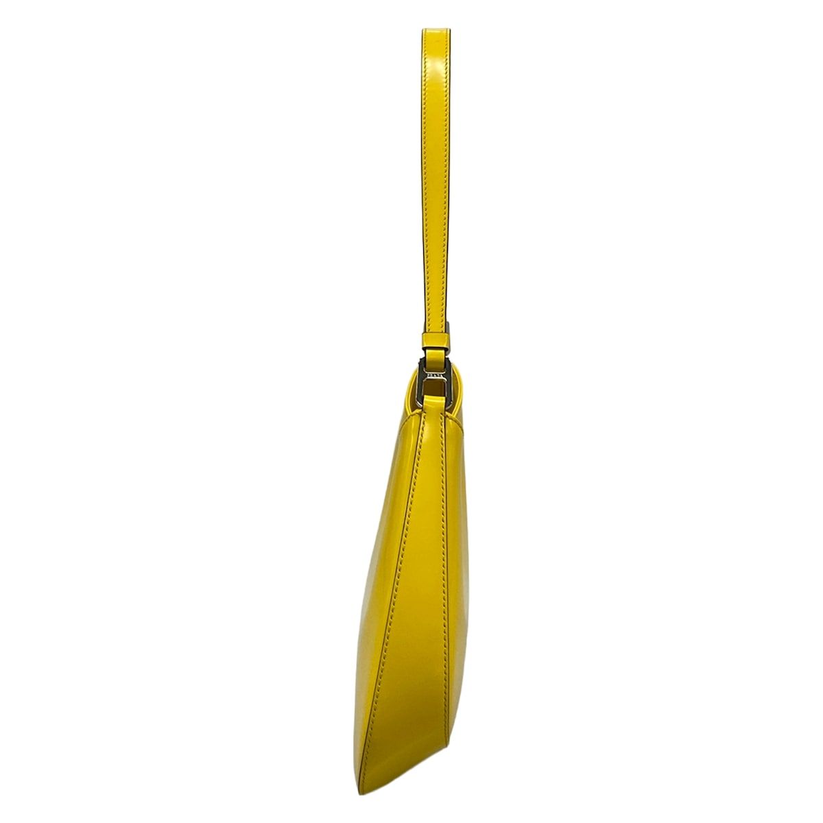 Prada Shoulder Bag Cleo Yellow Leather — view 2