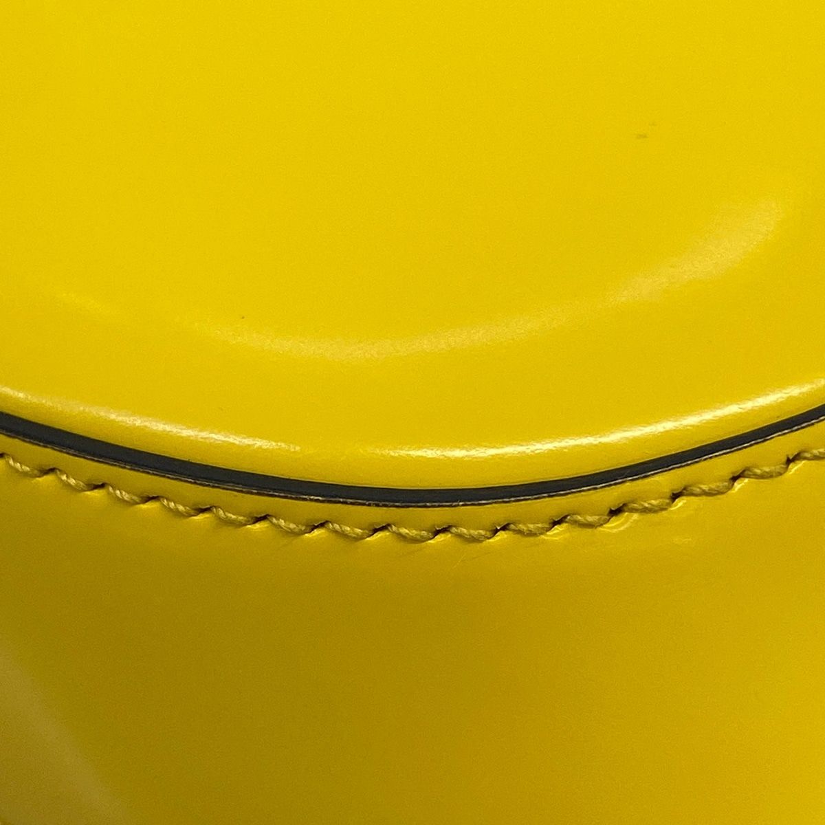 Prada Shoulder Bag Cleo Yellow Leather — view 6