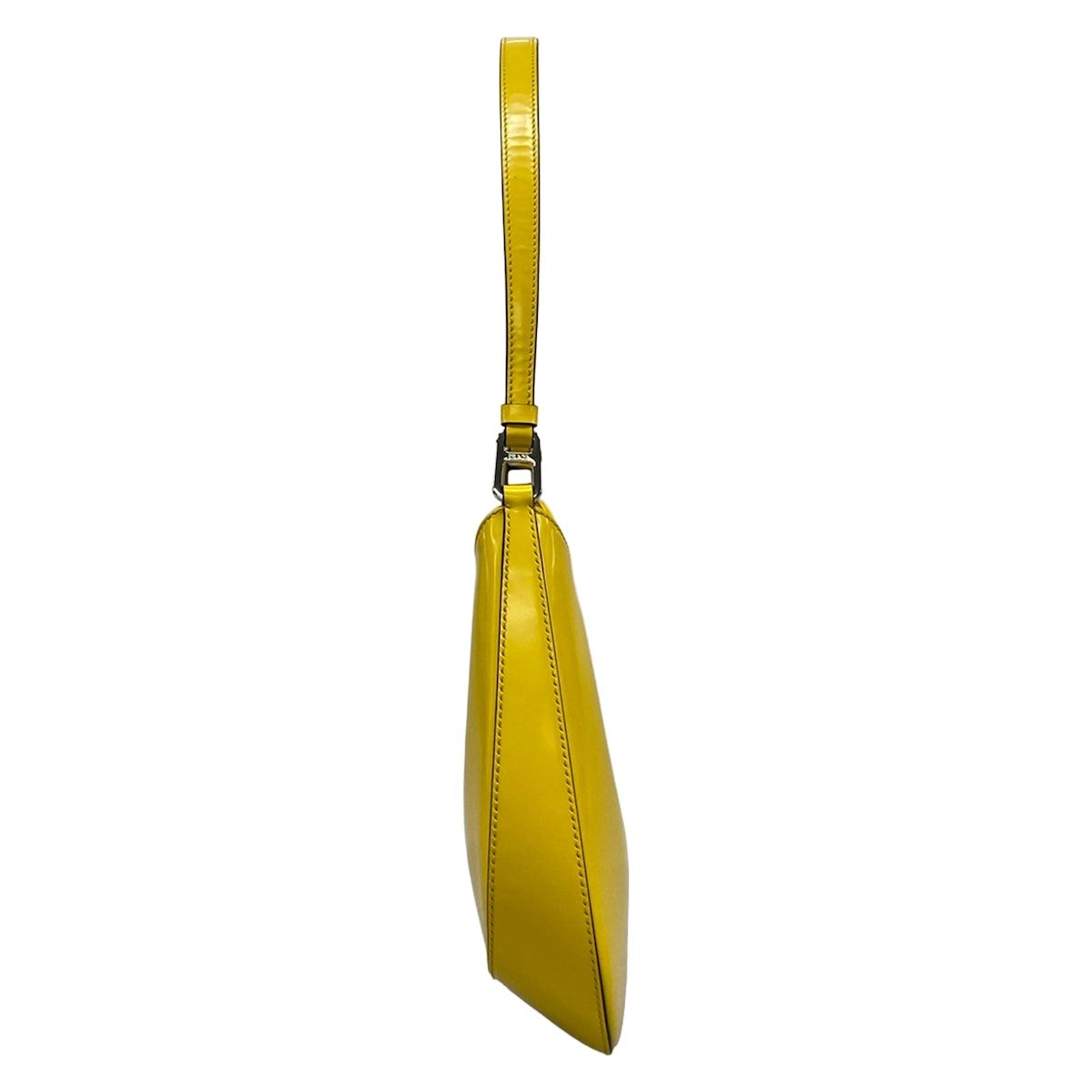 Prada Shoulder Bag Cleo Yellow Leather — view 4