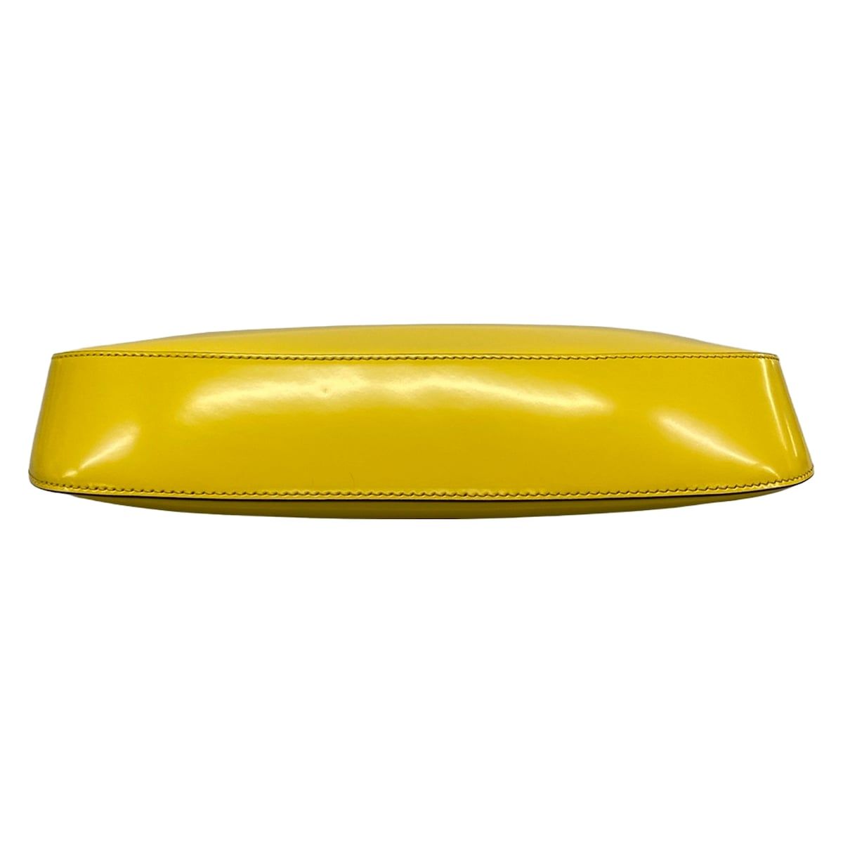 Prada Shoulder Bag Cleo Yellow Leather — view 5