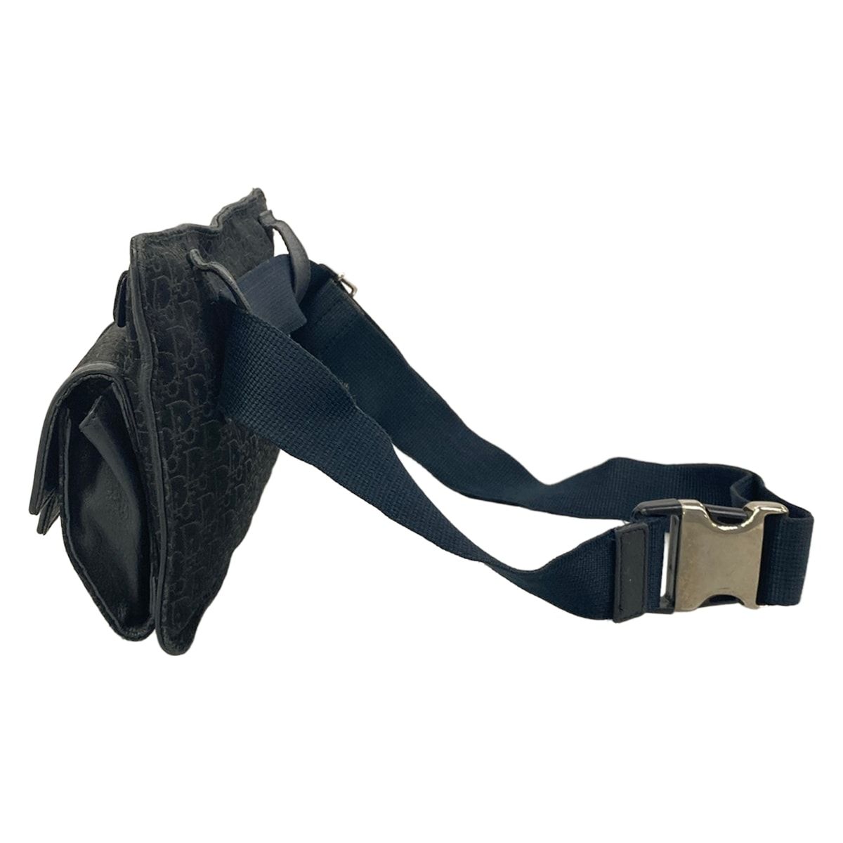 Dior Waist Pouch Street Chic Black Leather — view 4