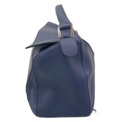 Loewe Handbag Puzzle Bag Medium Navy Leather — view 4
