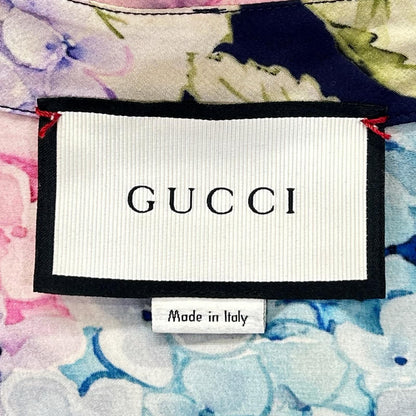 Gucci Flower Print Silk Blouse 48 — view 4