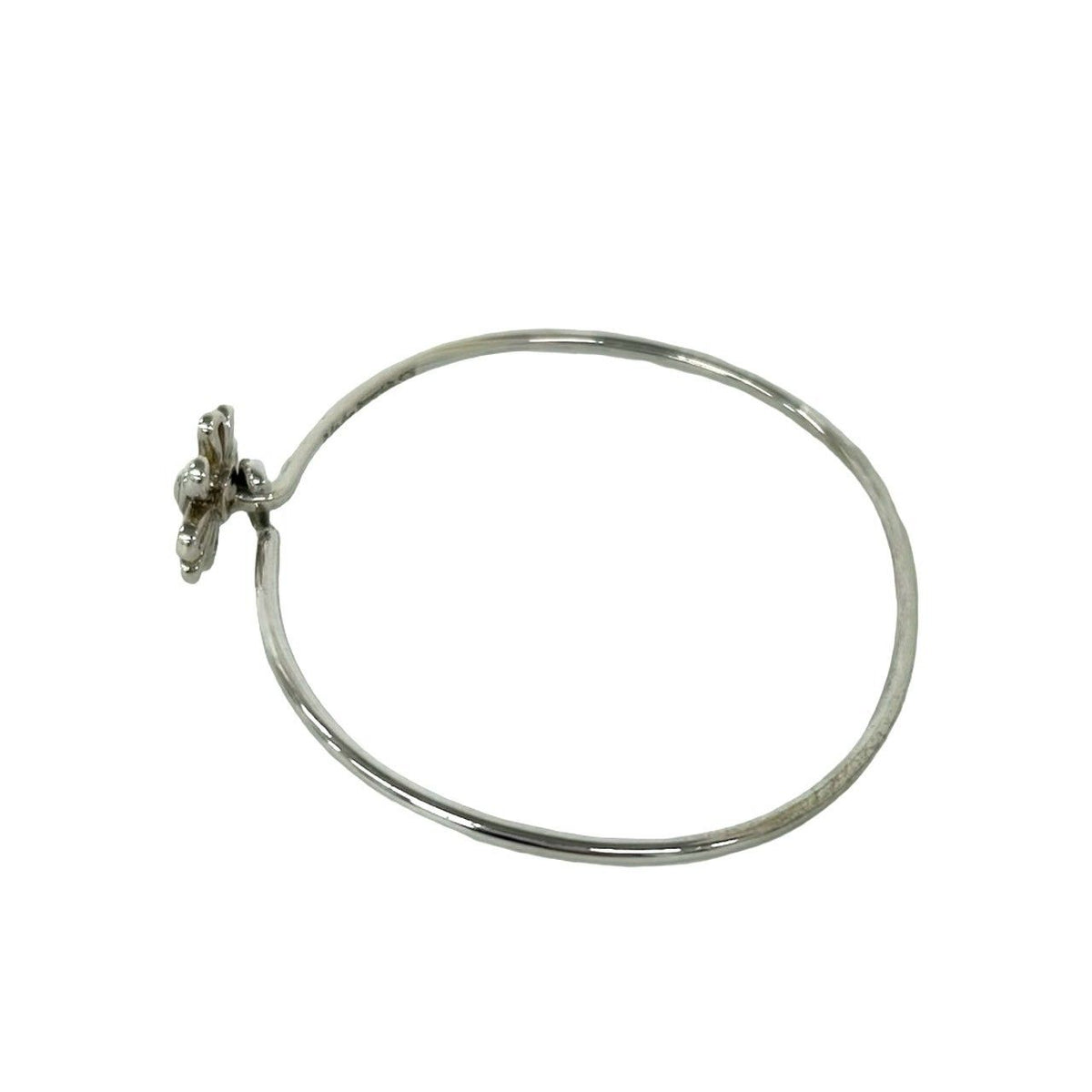 Tiffany & Co Daisy Motif 925 Sterling Silver Bracelet Bangle — view 5