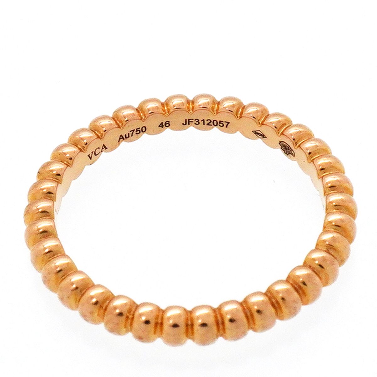 Van Cleef & Arpels Ring Perlee Small 18K Pink Gold — view 4