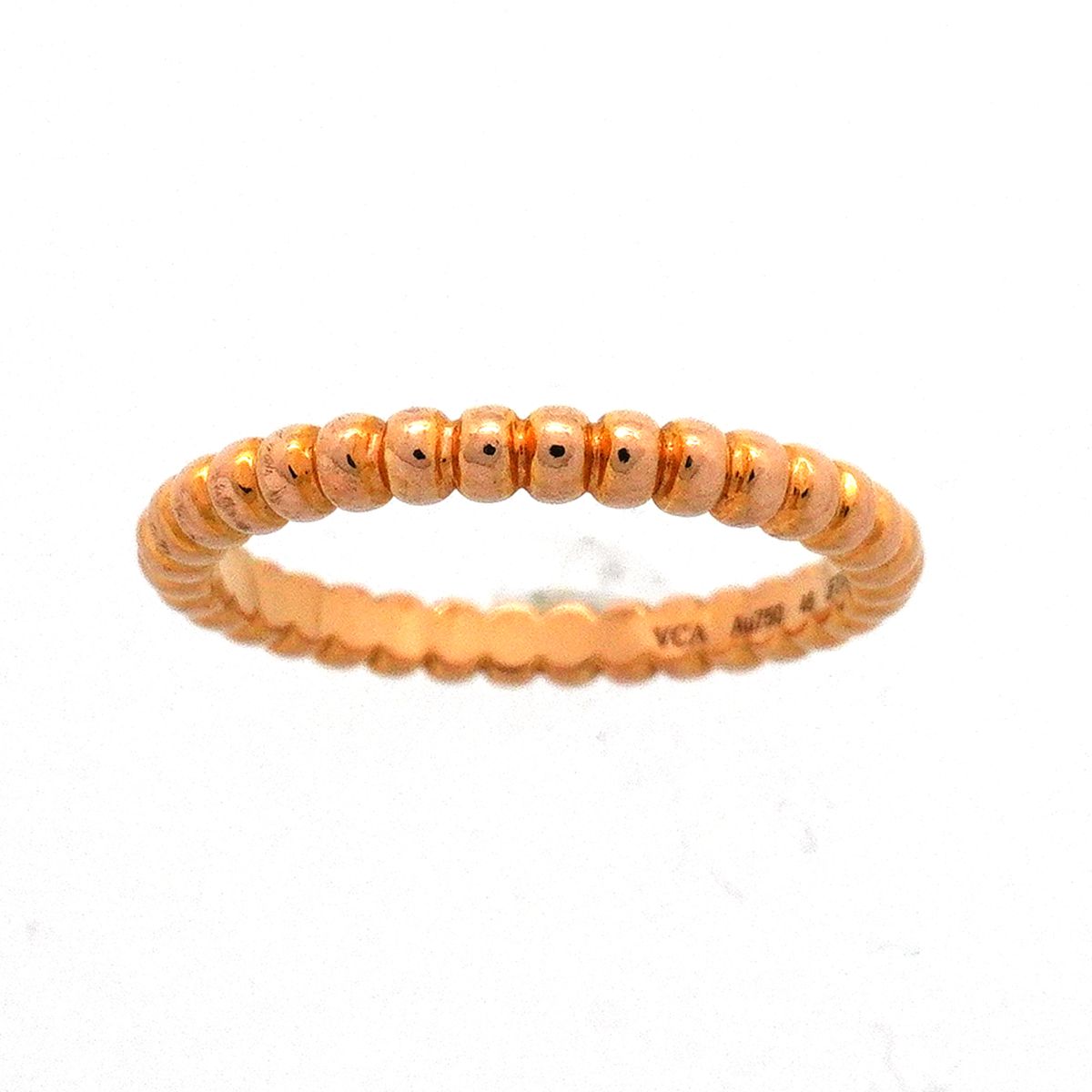 Van Cleef & Arpels Ring Perlee Small 18K Pink Gold — view 2