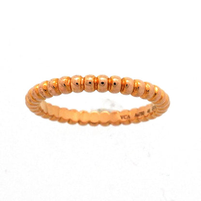 Van Cleef & Arpels Ring Perlee Small 18K Pink Gold — view 2