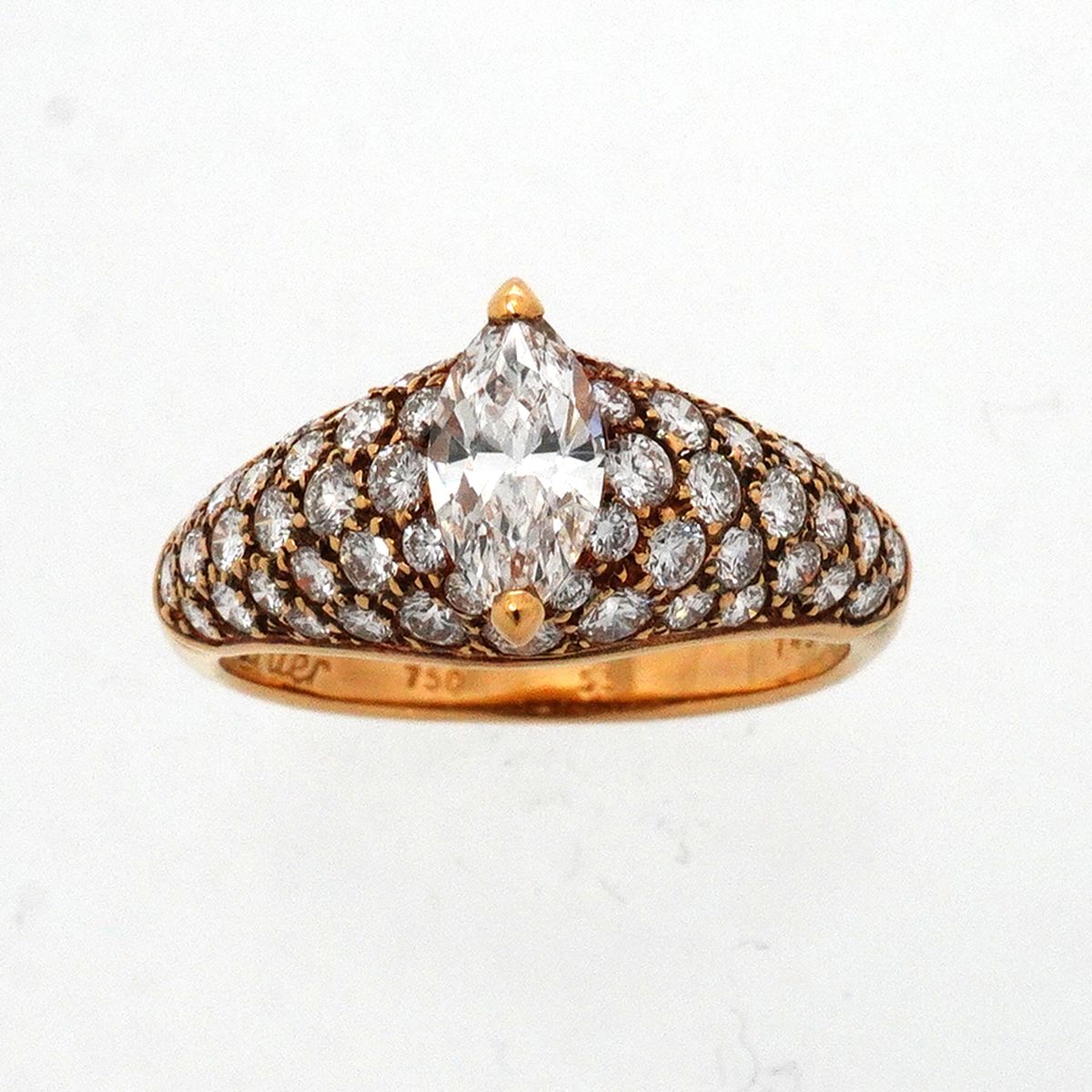Cartier Ring Simple Must 18K Yellow Gold Diamond — view 2