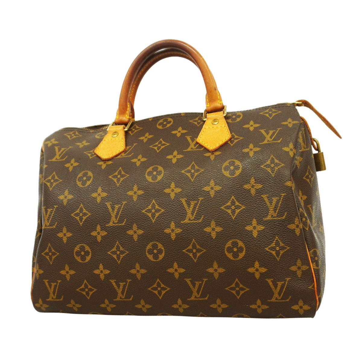 Louis Vuitton Handbag Monogram Speedy 30 Brown
