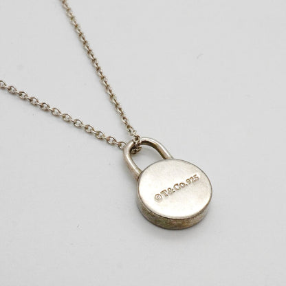 Tiffany & Co Necklace 1837 Round Rock 925 Sterling Silver Diamond — view 2