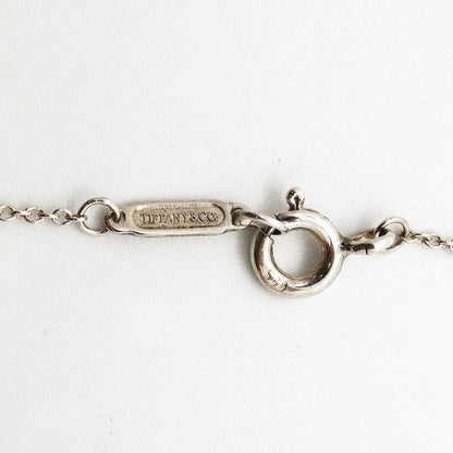 Tiffany & Co Necklace 1837 Round Rock 925 Sterling Silver Diamond — view 4