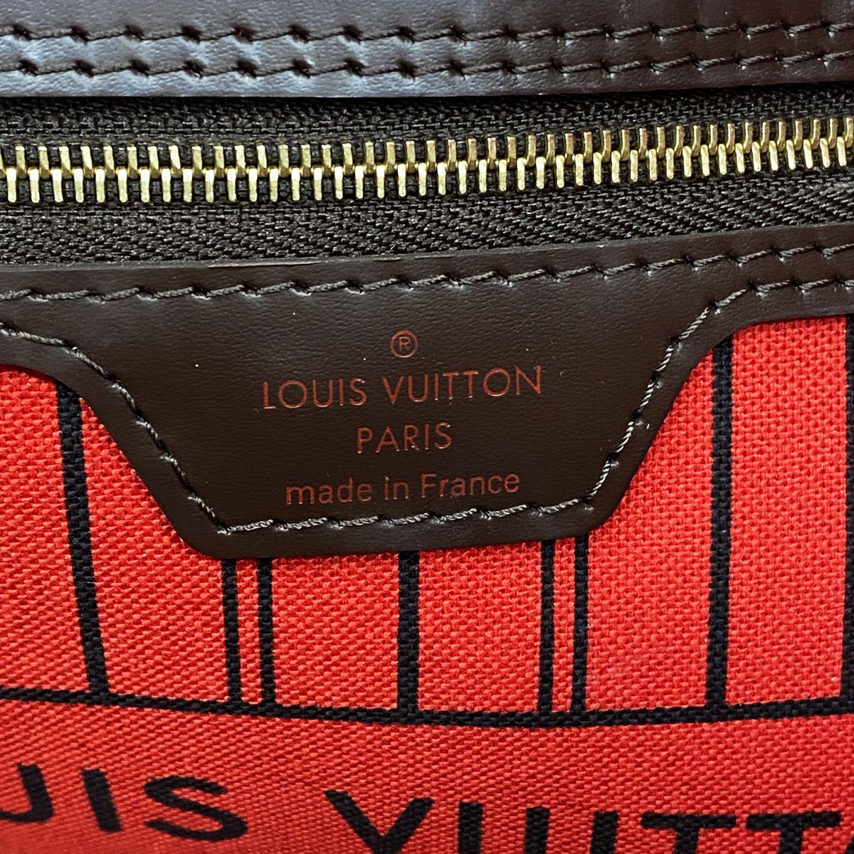 Louis Vuitton Tote Bag Damier Neverfull MM Ebene — view 5