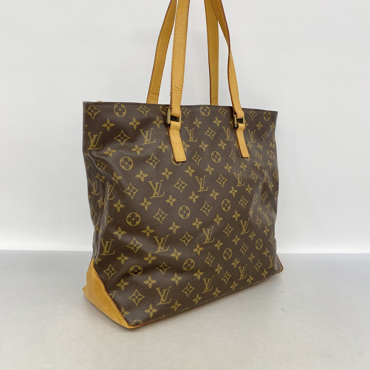 Louis Vuitton Tote Bag Monogram Cabas Mezzo Brown — view 2