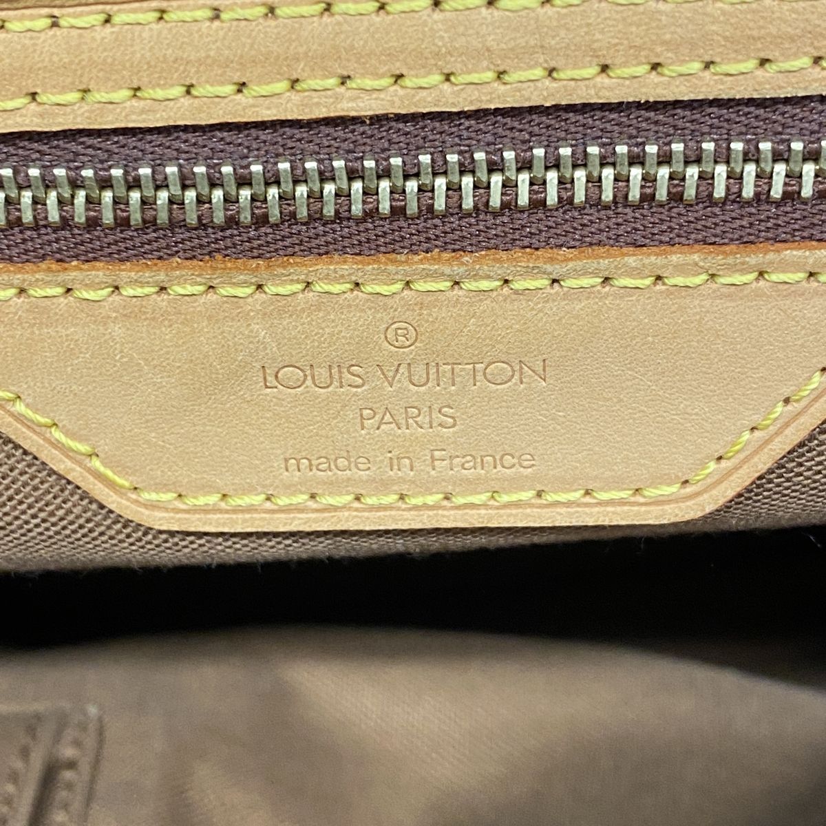 Louis Vuitton Tote Bag Monogram Cabas Mezzo Brown — view 5