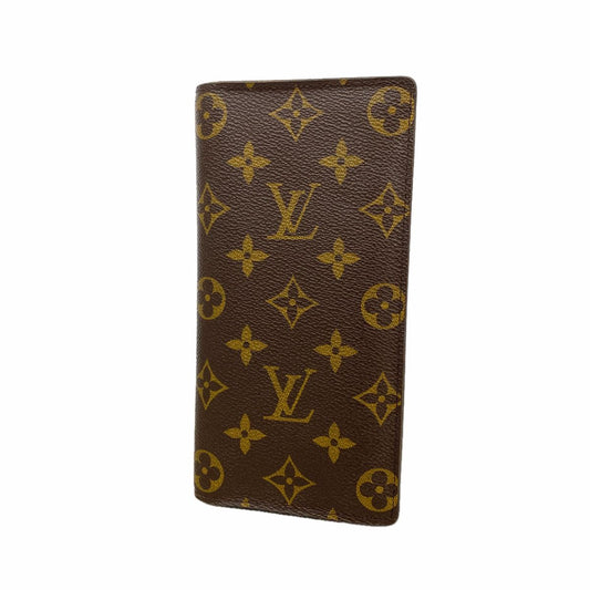 Louis Vuitton Wallet Monogram Portefeuille Brazza Brown