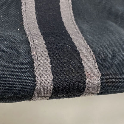Hermes Tote Bag Fourre Tout MM Canvas Black Silver — view 8