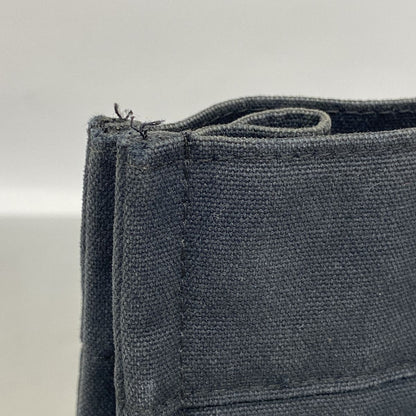 Hermes Tote Bag Fourre Tout MM Canvas Black Silver — view 7