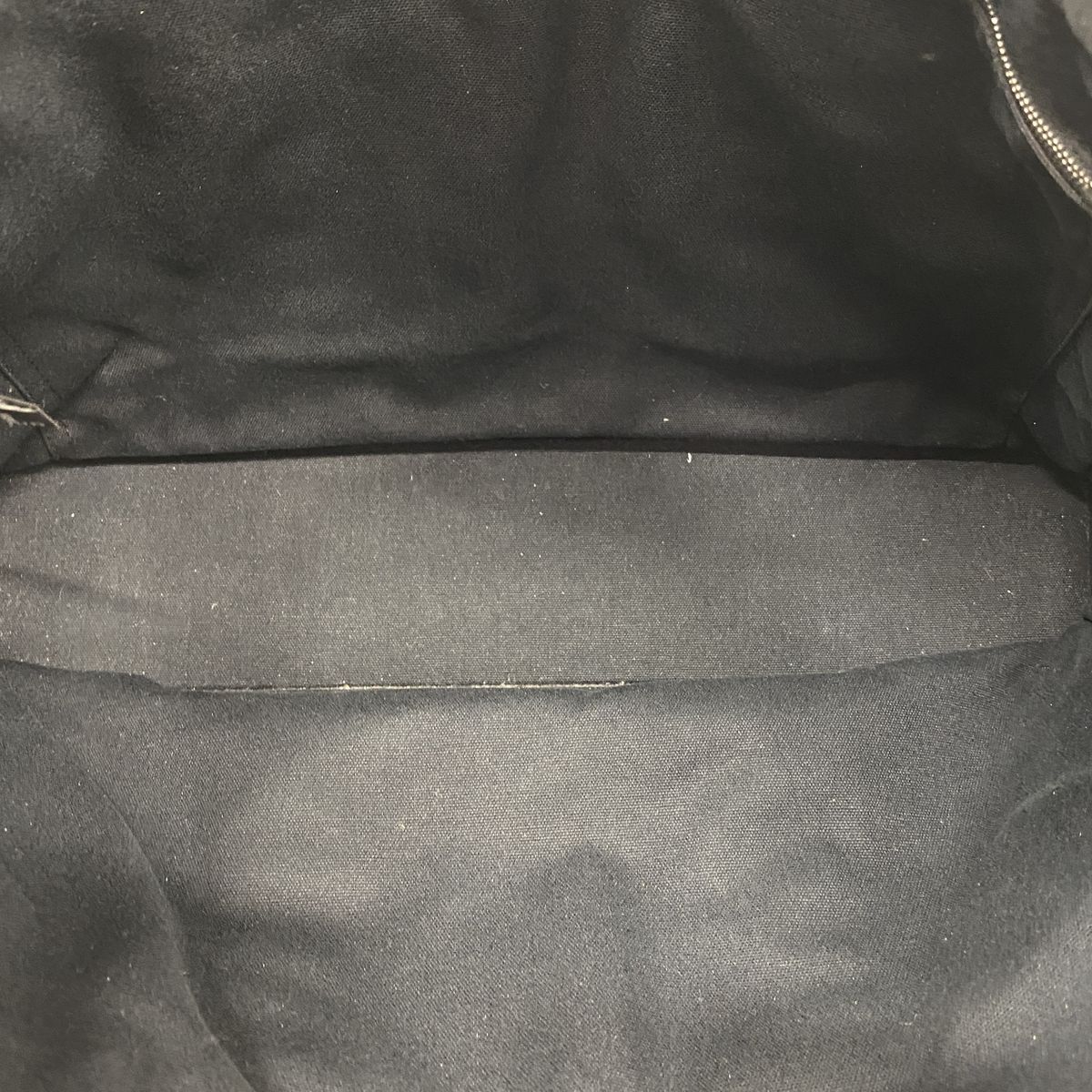 Hermes Tote Bag Fourre Tout MM Canvas Black Silver — view 4