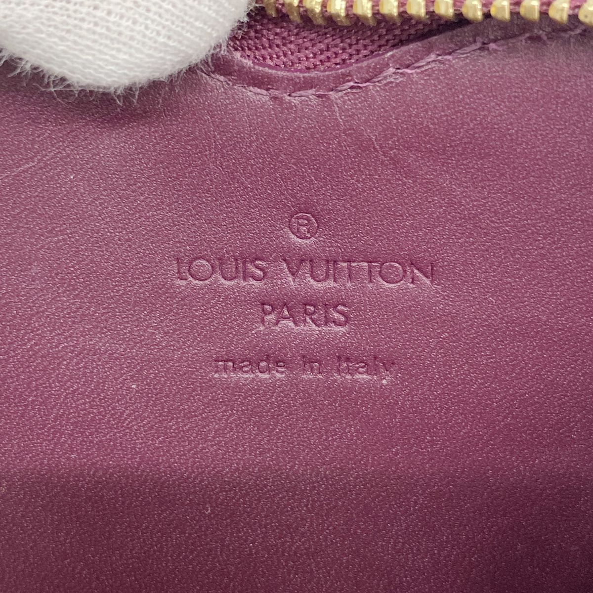 Louis Vuitton Coin Purse Vernis Porte Monnaie Coeur Violette — view 4