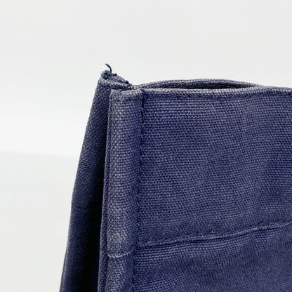 Hermes Tote Bag Fourre Tout MM Canvas Navy Silver — view 7