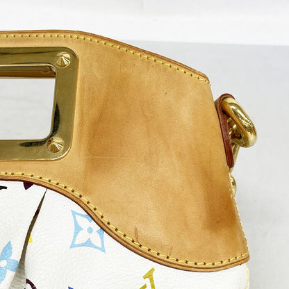 Louis Vuitton Handbag Monogram Multicolor Judy PM Blanc 2-Way Bag — view 7