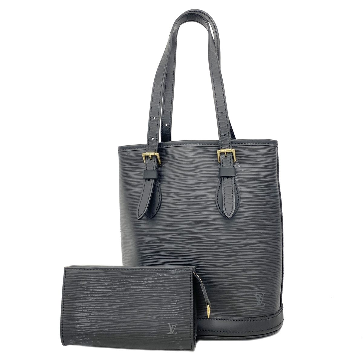 Louis Vuitton Tote Bag Epi Petite Bucket Noir