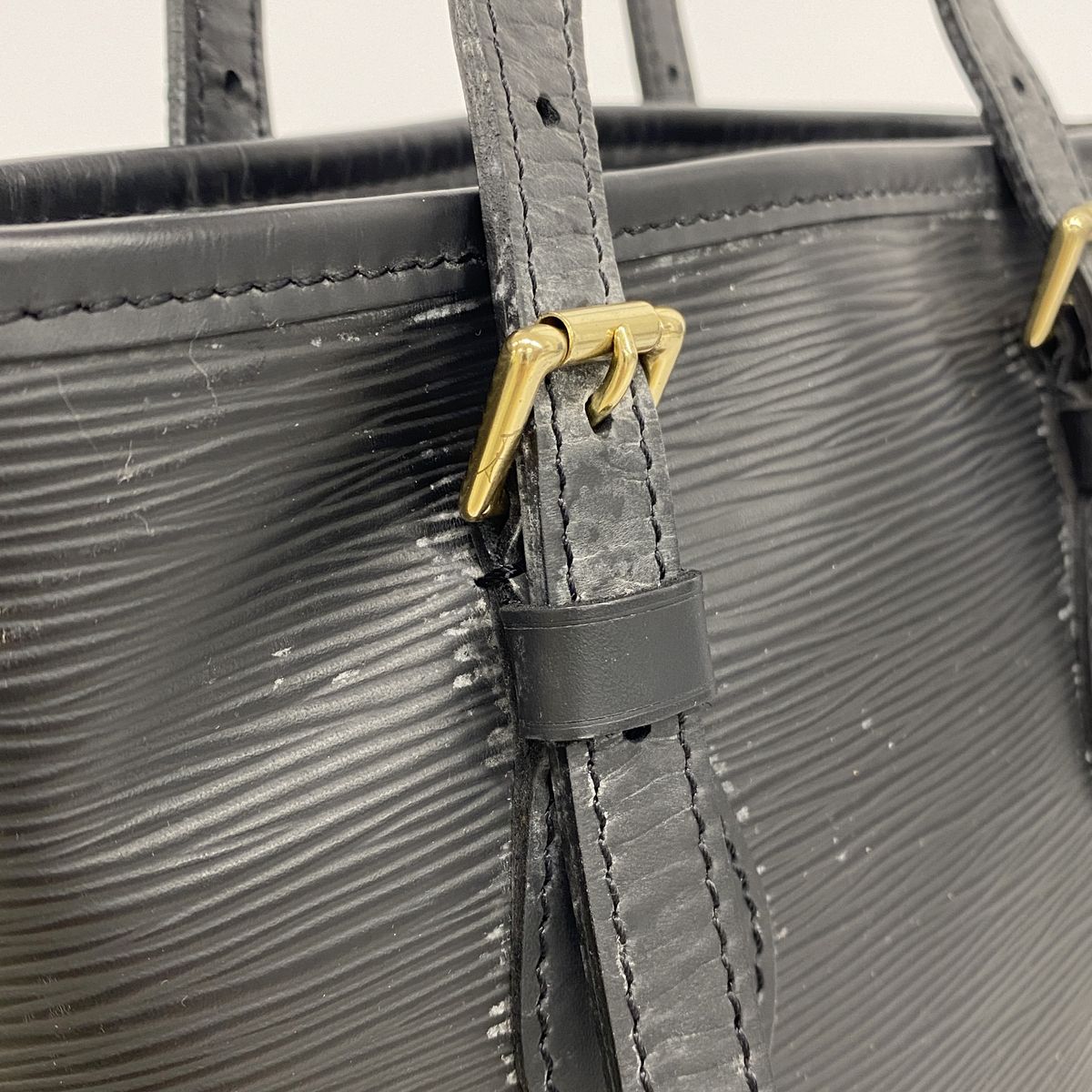 Louis Vuitton Tote Bag Epi Petite Bucket Noir — view 6