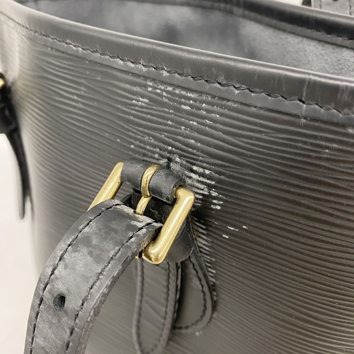 Louis Vuitton Tote Bag Epi Petite Bucket Noir — view 7