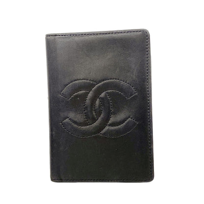 Chanel Card Case Lambskin Black