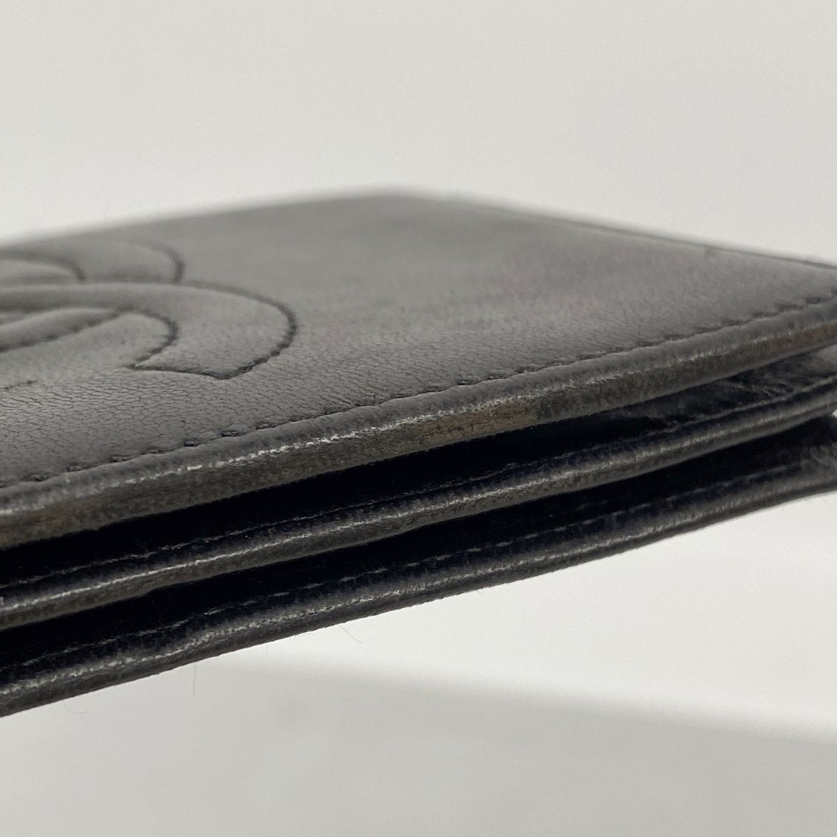 Chanel Card Case Lambskin Black — view 8