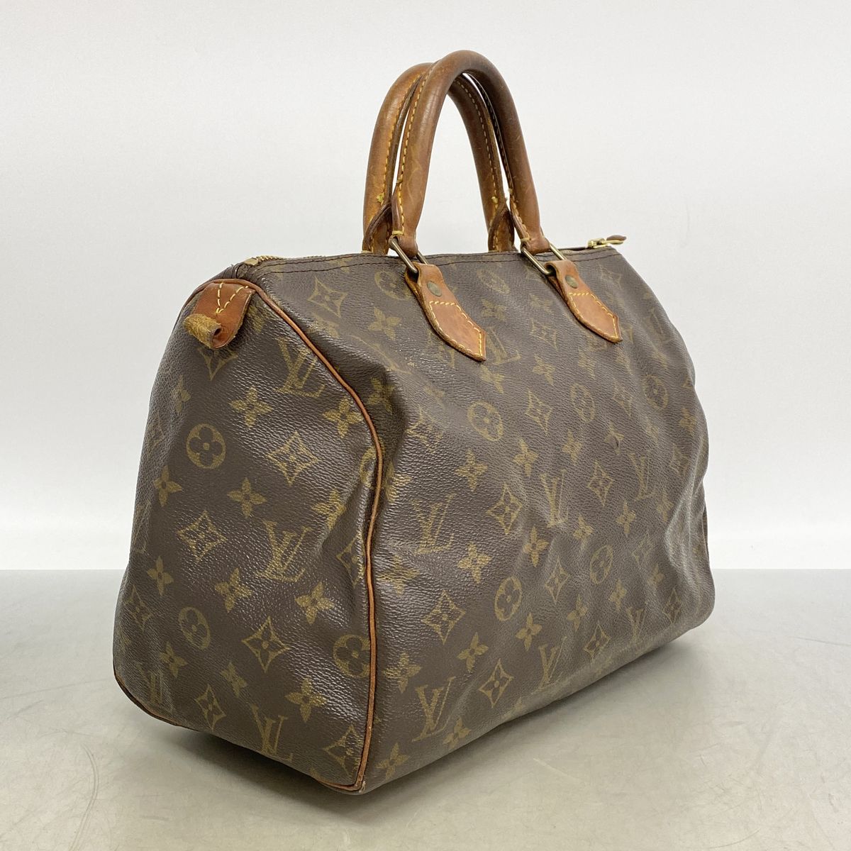 Louis Vuitton Handbag Monogram Speedy 30 Brown — view 2