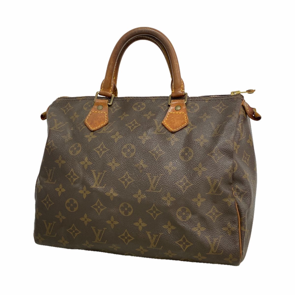Louis Vuitton Handbag Monogram Speedy 30 Brown